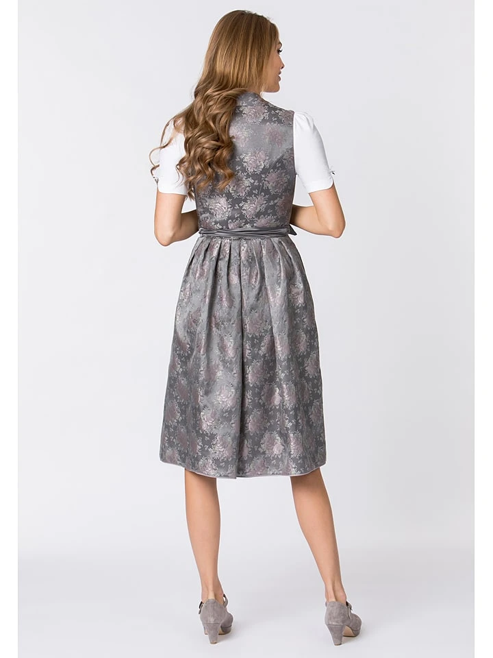 Dirndl "Willow" In Grau/ Mauve 3 Dirndl "Willow" In Grau/ Mauve – Bild 3