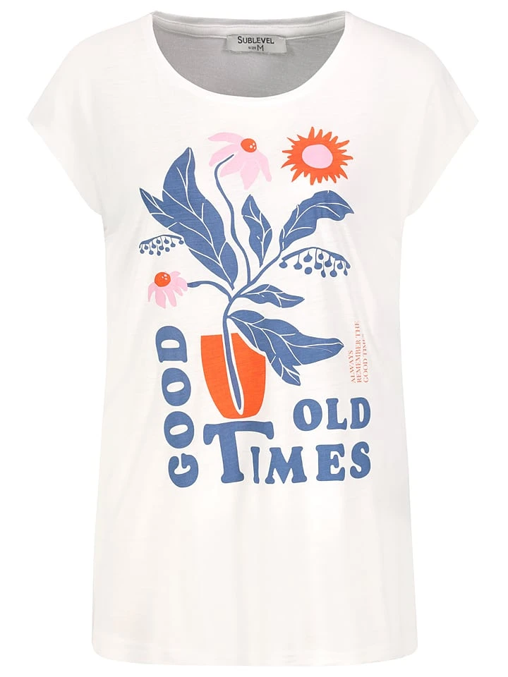 SUBLEVEL Shirt In Weiß 1 SUBLEVEL Shirt In Weiß