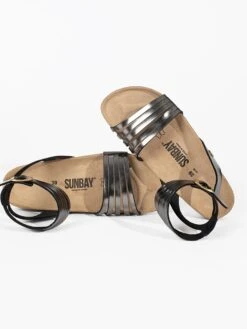 Sandalen "Dawi" In Silber -Modebe Kleidungs Geschäft sunbay sandalen dawi in silber 4