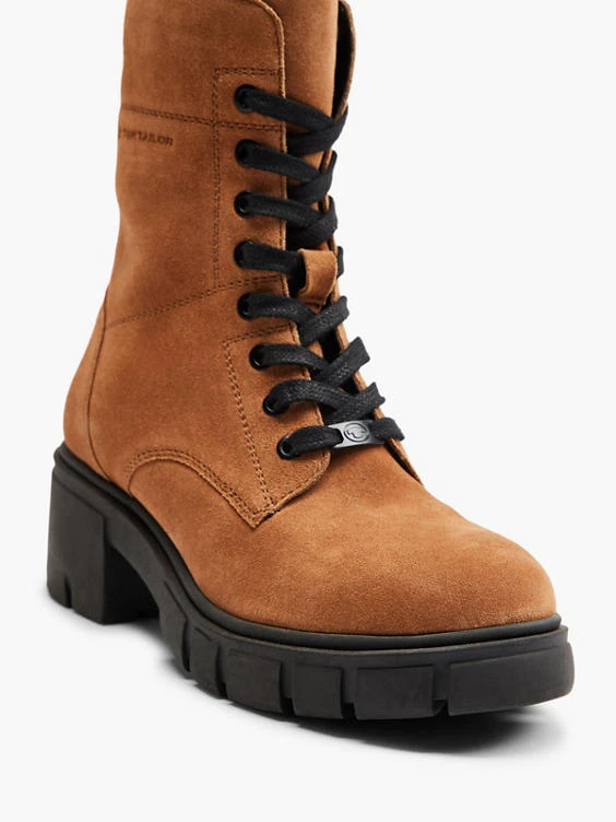 Tom Tailor Schnürstiefelette Braun 5 Tom Tailor Schnürstiefelette Braun – Bild 5