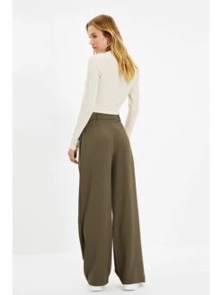 Trendyol Marlenehose In Braun -Modebe Kleidungs Geschäft trendyol marlenehose in braun 2