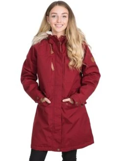 TRESPASS Funktionsparka "Faithful" In Rot