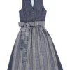 Dirndl "Flora" In Dunkelblau
