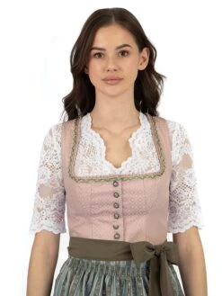 Dirndl In Altrosa/ Oliv -Modebe Kleidungs Geschäft turi landhaus dirndl in altrosa oliv 2