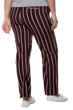 Ulla Popken Streifenhose In Schwarz -Modebe Kleidungs Geschäft ulla popken streifenhose in schwarz 3