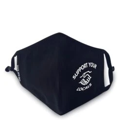 Unfair Athletics Alltagsmaske - Mask Support Your Locals - Black