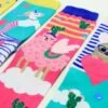 Socken In Unicorn Vs Lama