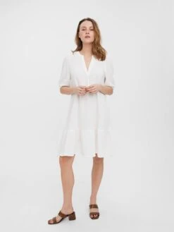 Vero Moda Kleid "Natali" In Weiß