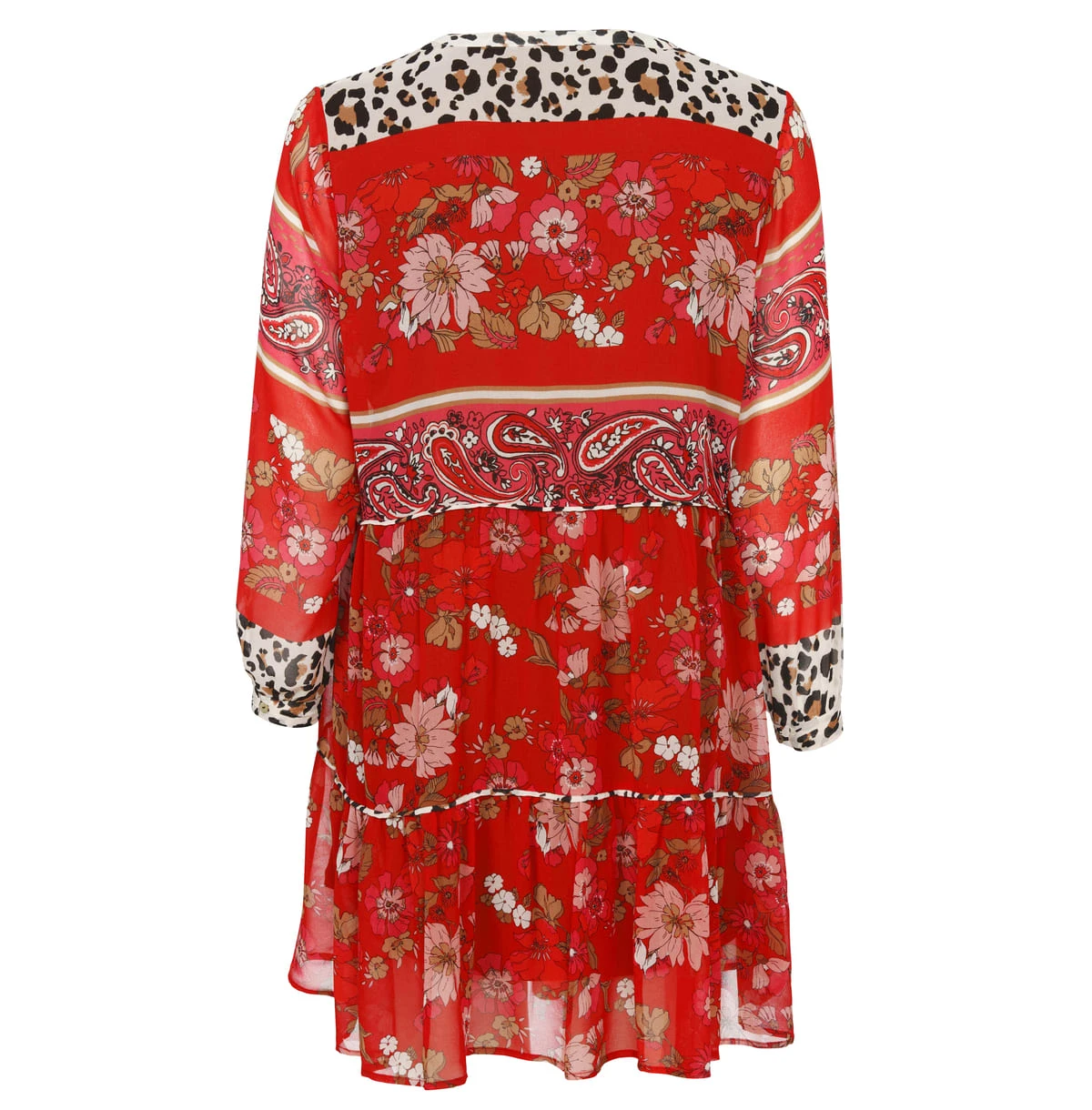 Longtunika In Rot Multicolor 2 Longtunika In Rot Multicolor – Bild 2