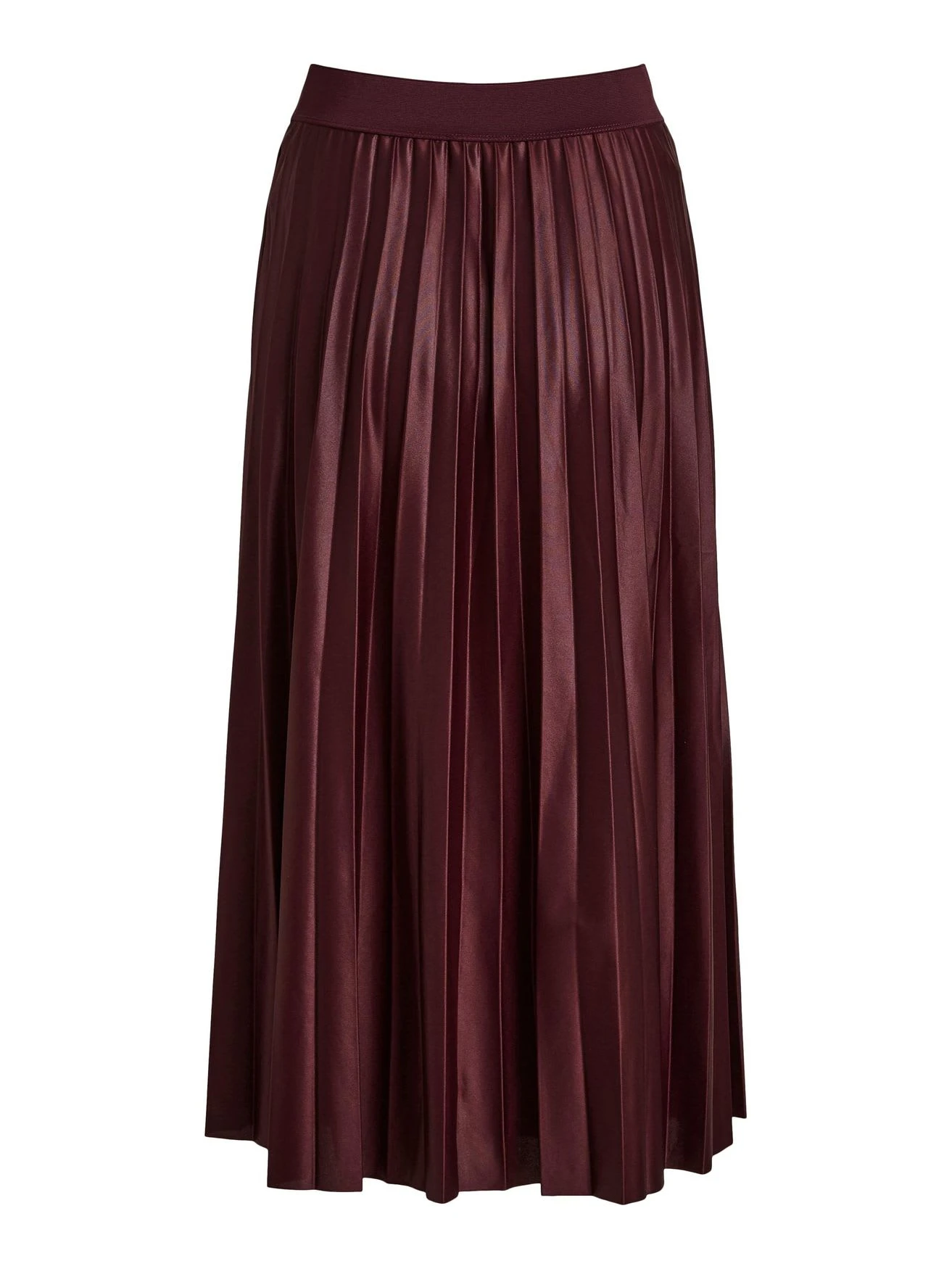 Vila Midi Falten Rock Satin Plissee Skirt Wadenlang Stretch VINITBAN In Braun-2 6 Vila Midi Falten Rock Satin Plissee Skirt Wadenlang Stretch VINITBAN In Braun-2 – Bild 6