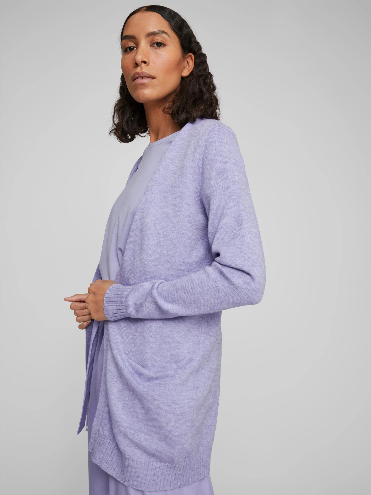 Vila Strickjacke Sweet Lavender 5 Vila Strickjacke Sweet Lavender – Bild 5