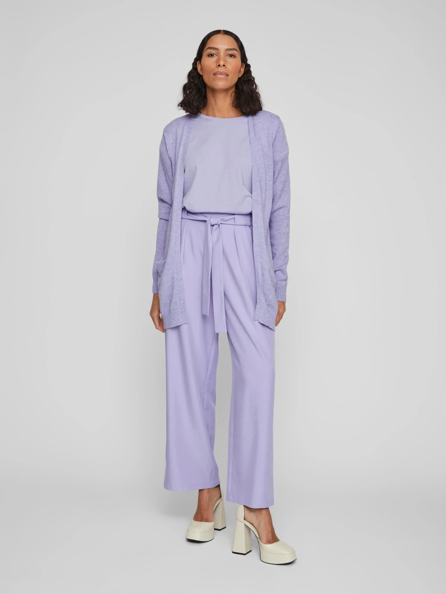 Vila Strickjacke Sweet Lavender 7 Vila Strickjacke Sweet Lavender – Bild 7