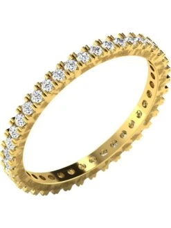 Gold-Ring Mit Diamanten
