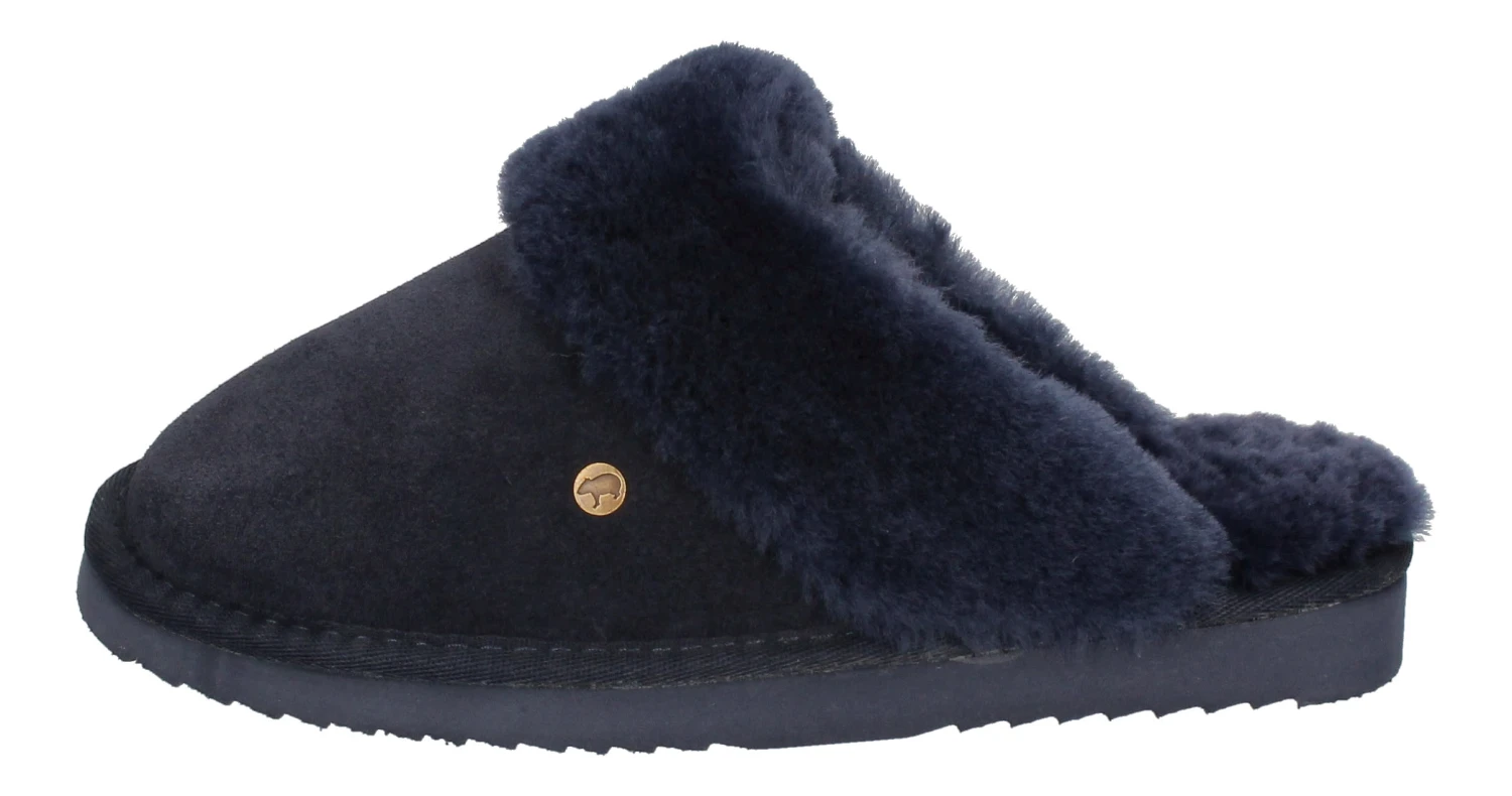 Warmbat Hausschuhe Flurry Suede In Blau 2 Warmbat Hausschuhe Flurry Suede In Blau – Bild 2