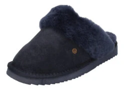 Warmbat Hausschuhe Flurry Suede In Blau