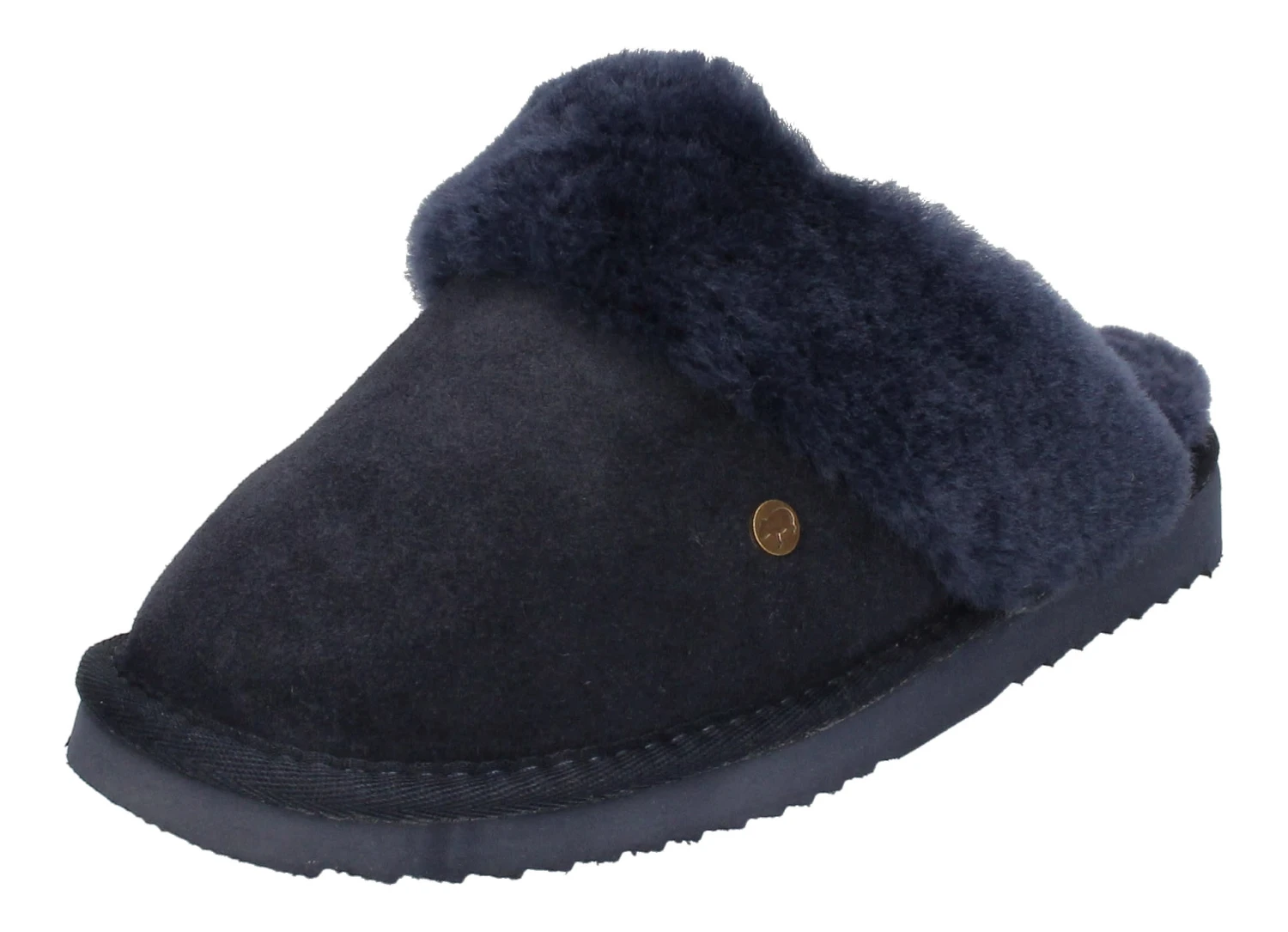 Warmbat Hausschuhe Flurry Suede In Blau 1 Warmbat Hausschuhe Flurry Suede In Blau