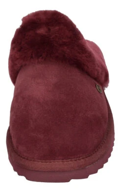 Warmbat Hausschuhe Flurry Suede In Rot -Modebe Kleidungs Geschäft warmbat hausschuhe flurry suede in rot 2
