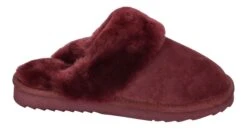 Warmbat Hausschuhe Flurry Suede In Rot -Modebe Kleidungs Geschäft warmbat hausschuhe flurry suede in rot 3