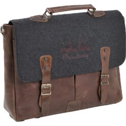 Messenger-Tasche Wiesnkönig In Anthrazit