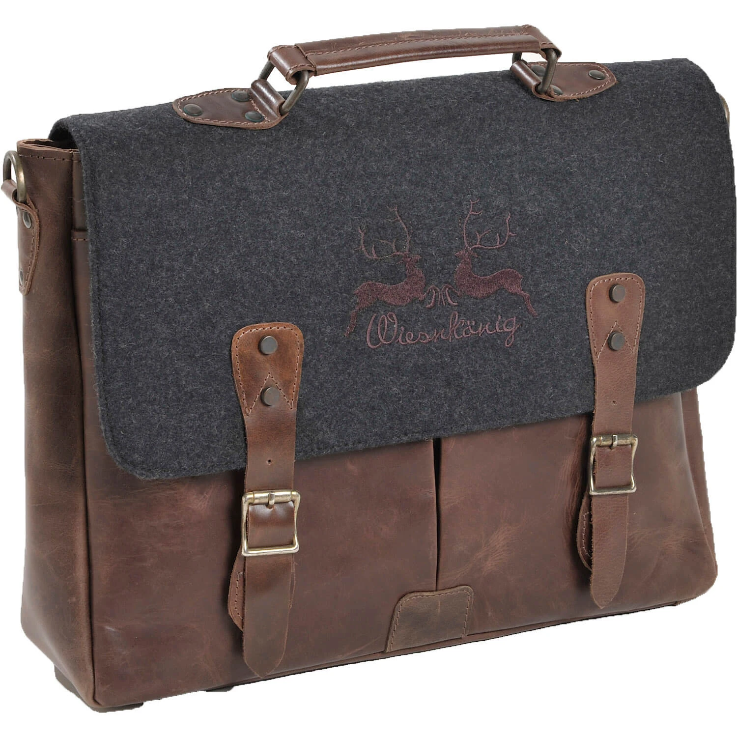 Messenger-Tasche Wiesnkönig In Anthrazit 1 Messenger-Tasche Wiesnkönig In Anthrazit