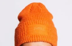Strickmütze RADJA In Orange -Modebe Kleidungs Geschäft zhrill strickmutze radja in orange 2